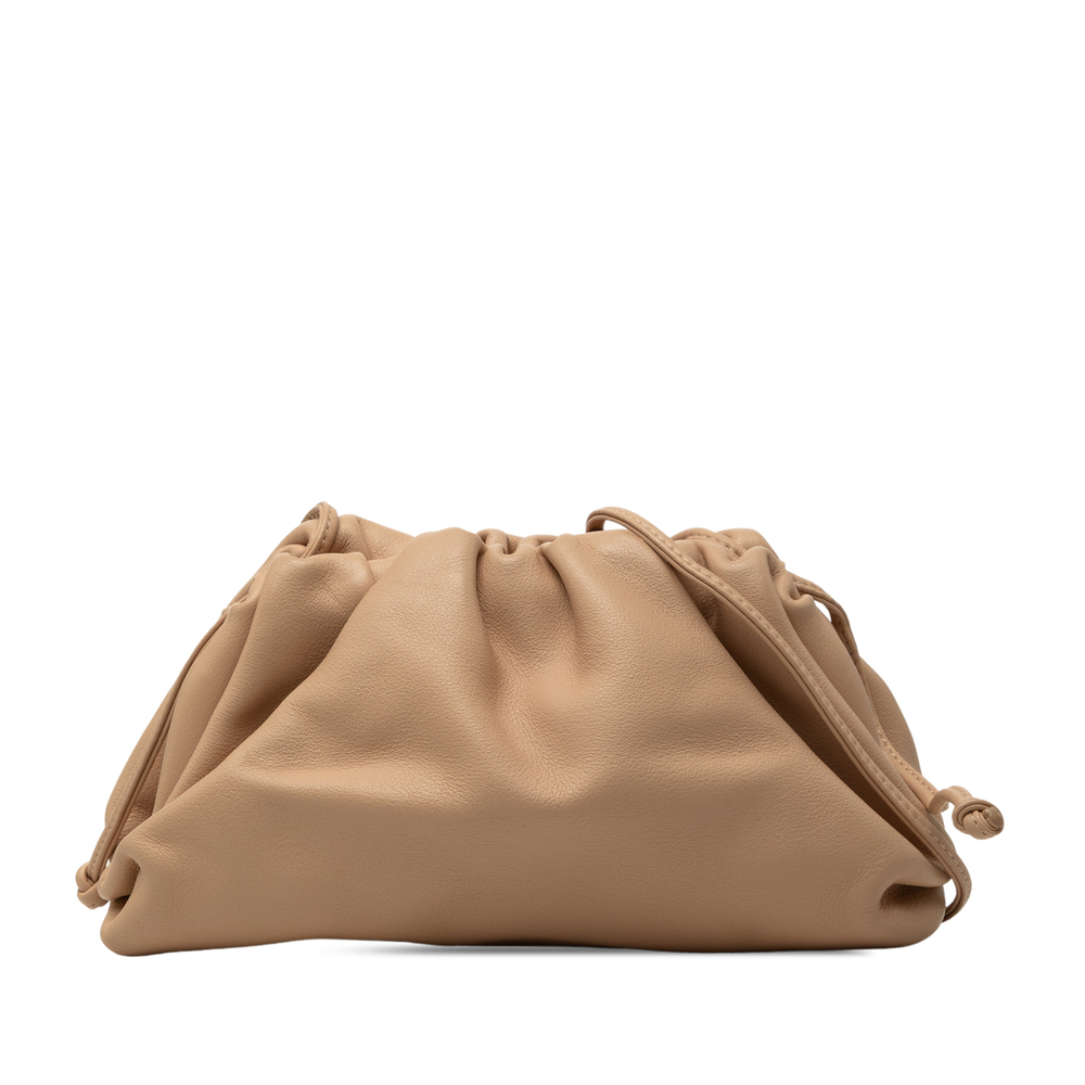 Pre-Loved Bottega Veneta Lambskin The Mini Pouch Crossbody